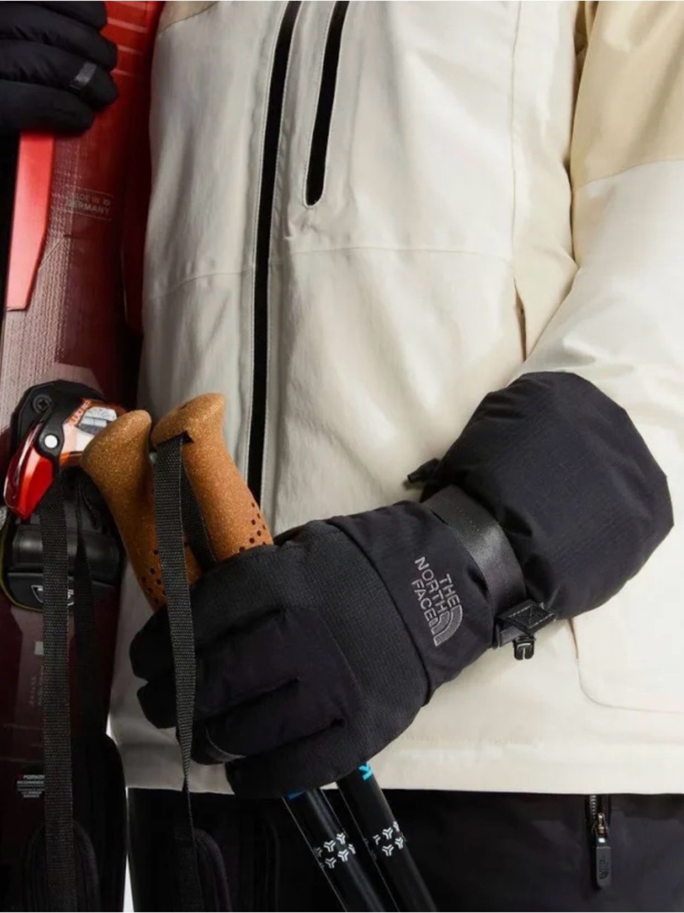 North Face NWT NEW Women's Montana Ski Gloves Black Medium Touchscreen HTF SZ M